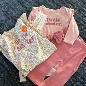 (NWT) lot of 2 Little Sister Outfits